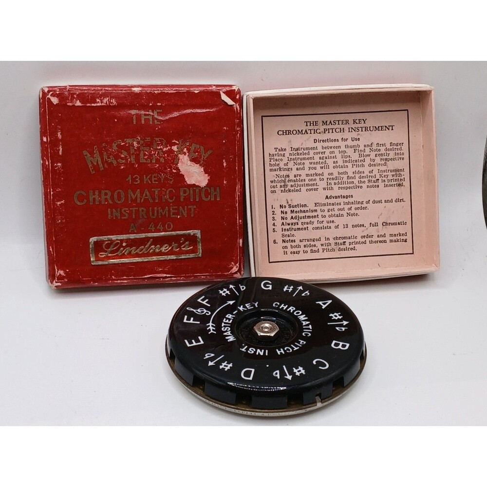 The Master Key Chromatic Pitch Instrument A-440 13 Keys Lindner's Harrisburg, PA